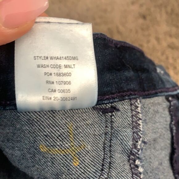 Size 27 Dark Blue Hudson Jeans, braided Design on Side - Picture 8 of 8
